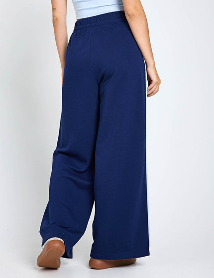 adidas Seasonal Essentials Colorpop Joggers with Embroidered Graphic - Dark Blue/Whiteimages2- The Sports Edit