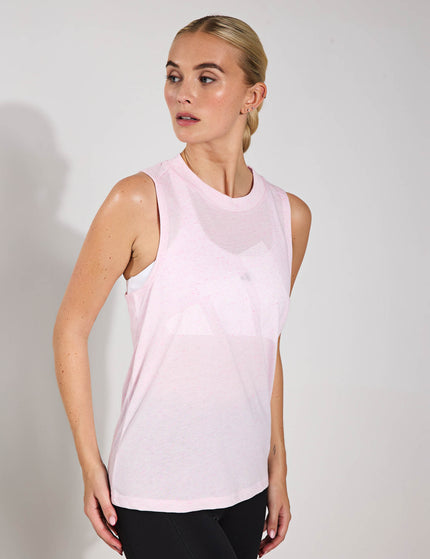 adidas Essentials Winners Tank Top - Clear Pink/Whiteimages1- The Sports Edit