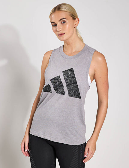 adidas Essentials Winners Tank Top - Solid Grey/Blackimages4- The Sports Edit