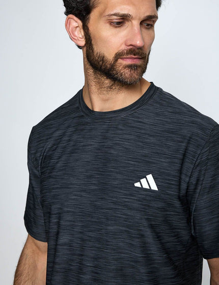 adidas Workout Essentials Flex T-Shirt - Black Melangeimages3- The Sports Edit