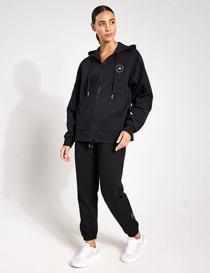 adidas X Stella McCartney Full-Zip Hoodie - Black/Whiteimages4- The Sports Edit