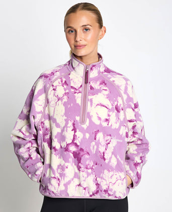 Bamburgh Half Zip Fleece - Stratus Printed