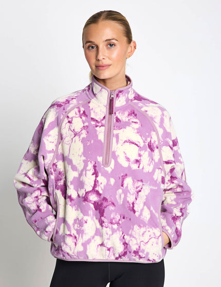 Berghaus Bamburgh Half Zip Fleece - Stratus Printedimages1- The Sports Edit