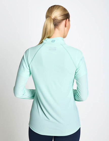 Berghaus 24/7 Tech Tee Long Sleeve Half Zip - Light Electroimages2- The Sports Edit