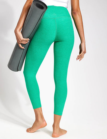 Beyond Yoga Spacedye Caught In The Midi High Waisted Legging - Green Grass Heatherimages2- The Sports Edit