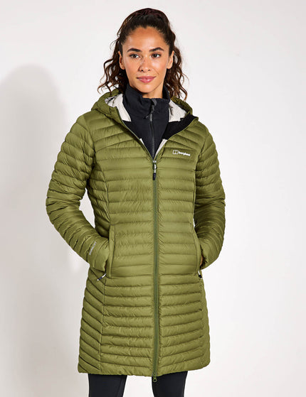 Berghaus Nula Micro Jacket Long - Oak Mossimages1- The Sports Edit