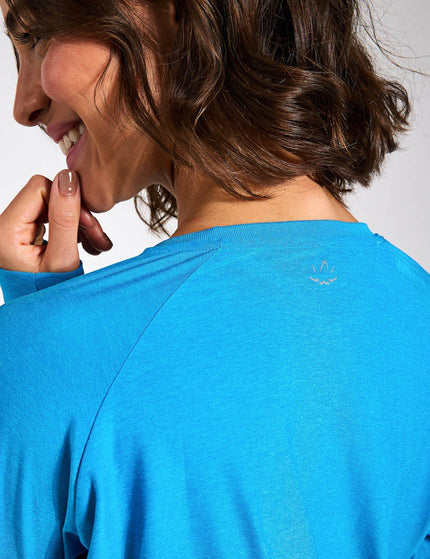 Beyond Yoga Featherweight Daydreamer Pullover - Cali Blue Heatherimages4- The Sports Edit