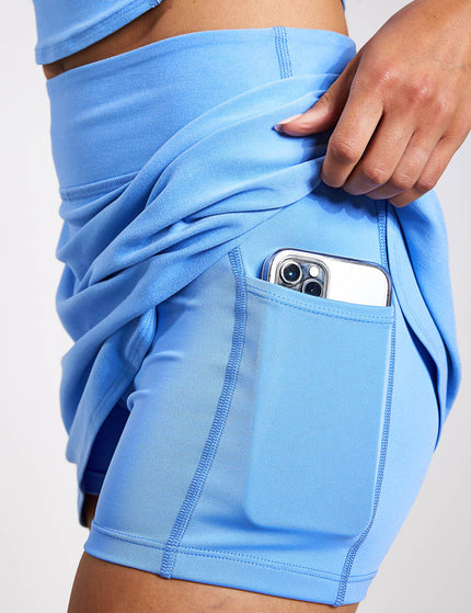 Beyond Yoga Spacedye Movement Skort - Flower Blue Heatherimages2- The Sports Edit