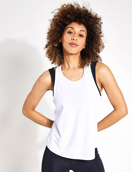 Beyond Yoga Powerbeyond Lite Resilient Tank - Lunar Whiteimages1- The Sports Edit