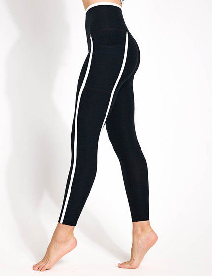 Beyond Yoga Spacedye New Moves High Waisted Midi Legging - Darkest Night/Cloud Whiteimages1- The Sports Edit