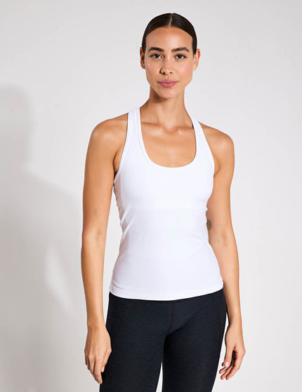 Beyond Yoga Spacedye Step Up Racerback Tank - Cloud Whiteimages1- The Sports Edit