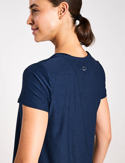 Beyond Yoga Featherweight On The Down Low Tee - Nocturnal Navyimages3- The Sports Edit