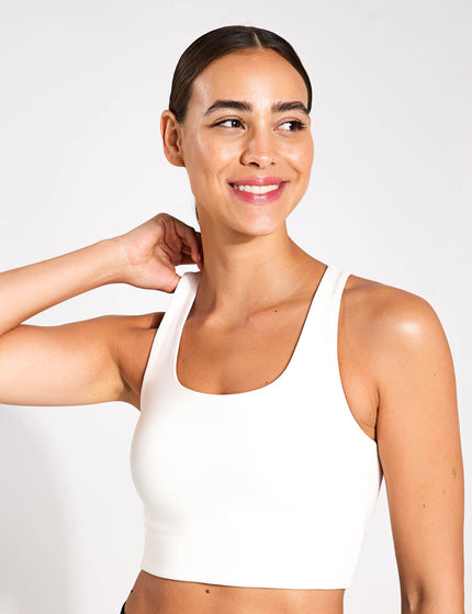 Girlfriend Collective Paloma Bra Classic - Ivoryimages1- The Sports Edit