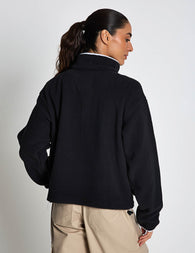 Columbia | Helvetia II Crop Half Snap Fleece - Black | The Sports Edit