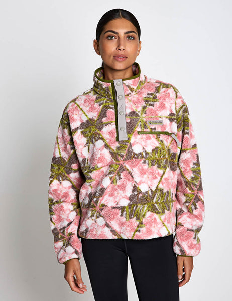 Columbia | Helvetia II Half Snap Printed - Pink | The Sports Edit