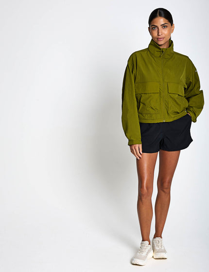 Columbia Paracutie Cropped Cargo Windbreaker - Mossy Greenimages5- The Sports Edit