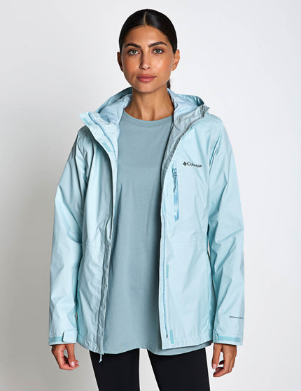 Columbia Pouring Adventure III Waterproof Hiking Jacket - Marine Lightimages1- The Sports Edit