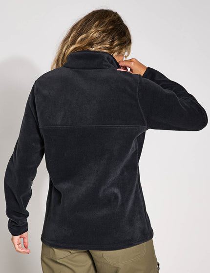 Columbia Benton Springs Half Snap Pullover - Blackimages2- The Sports Edit