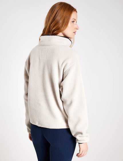 Columbia Helvetia Cropped Half Snap Fleece - Dark Stoneimages2- The Sports Edit
