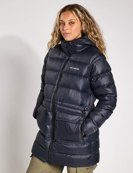 Columbia | Harmony Falls Hooded Mid Jacket - Black | The Sports Edit