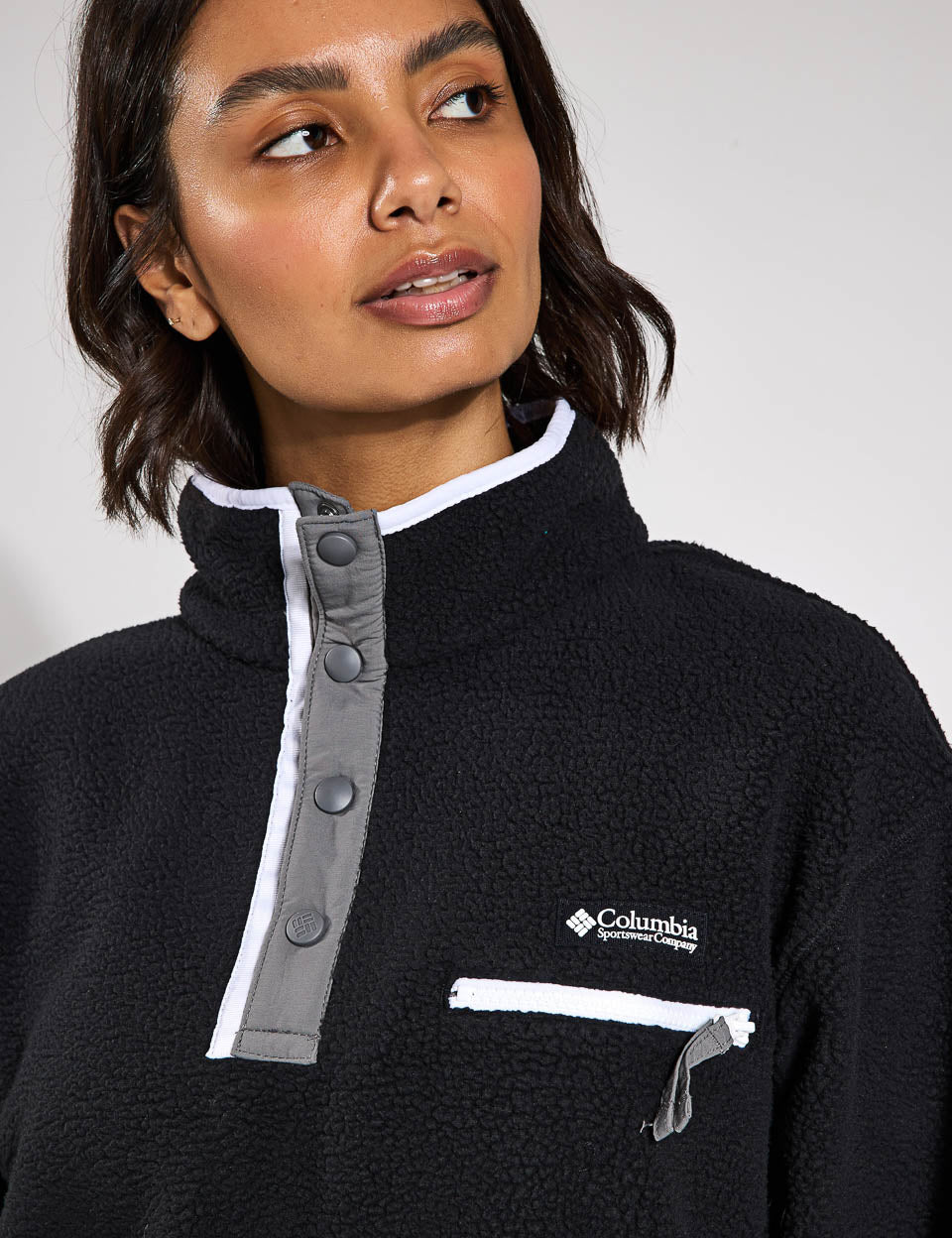 Columbia Maglioni in pile Helvetia II Cropped Half Snap Fleece donna marrone online | Italia Columbia Maglioni in pile Helvetia II Cropped Half Snap Fleece donna marrone online | Italia
