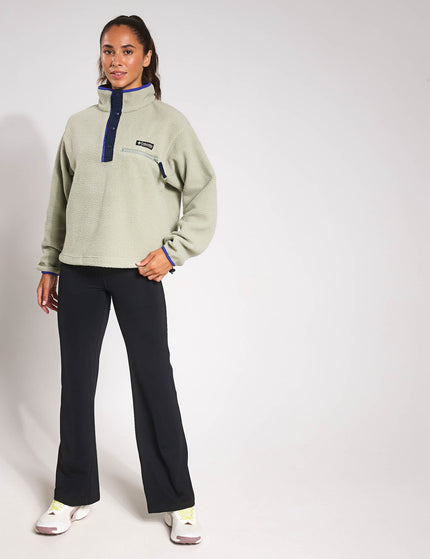 Columbia Helvetia II Cropped Sherpa Half Snap Fleece - Safariimages4- The Sports Edit