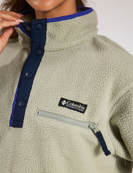 Columbia Helvetia II Cropped Sherpa Half Snap Fleece - Safariimages3- The Sports Edit