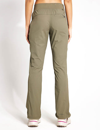 Leslie Falls Trousers - Stone Green