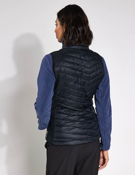 Gilet Femme Polaire Sans Manches - Veste Doudoune Matelassée Couleur Unie, Douce Et Chaude, Poches, Pour Automne Et Intérieur