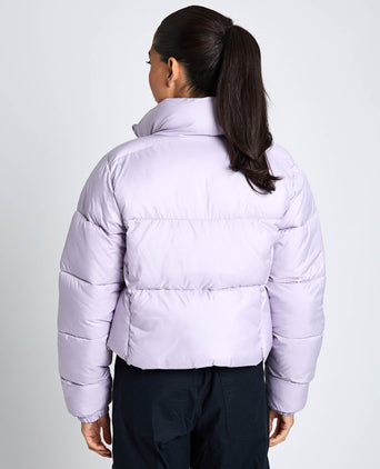 Puffect II Cropped Puffer Jacket - Lavender Pearl