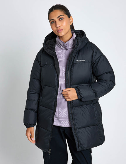 Columbia Puffect II Hooded Mid Puffer Jacket - Blackimages1- The Sports Edit