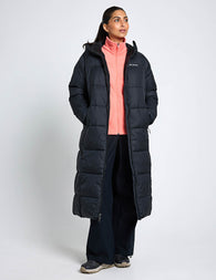 Columbia | Pike Lake III Long Puffer Jacket - Black | The Sports Edit