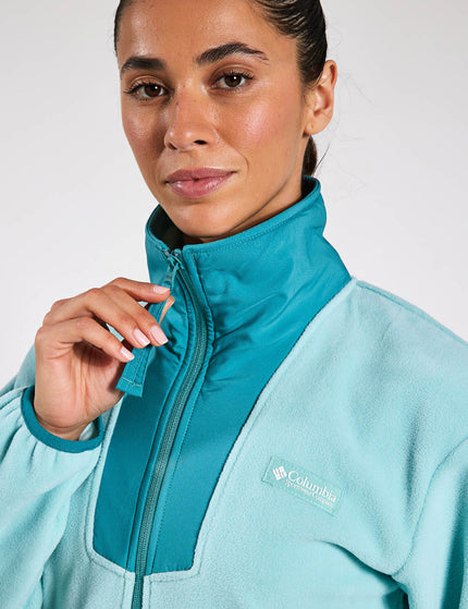 Columbia Sequoia Grove 1/2 Zip Fleece - Spray/Tealimages3- The Sports Edit