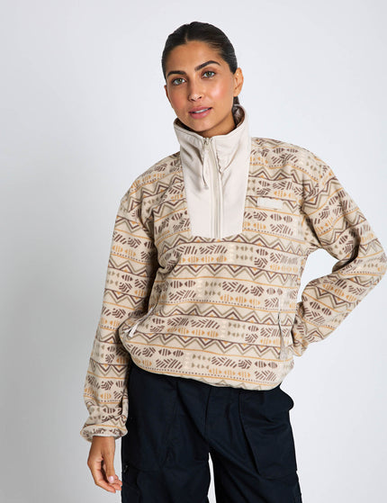 Columbia Sequoia Grove Printed Half Zip Fleece - Dark Stone Horizonsimages1- The Sports Edit