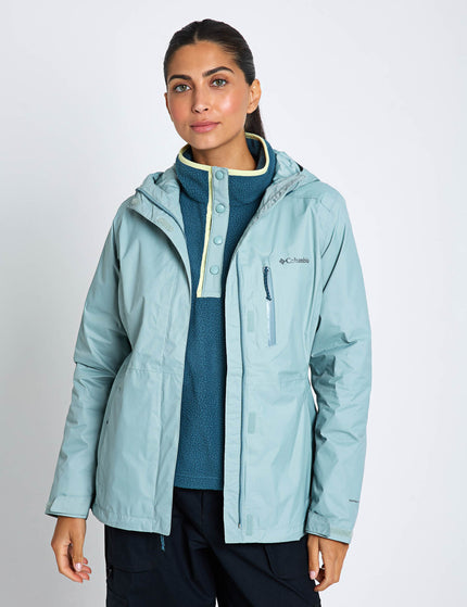 Columbia Pouring Adventure III Waterproof Hiking Jacket - Crushed Blueimages1- The Sports Edit