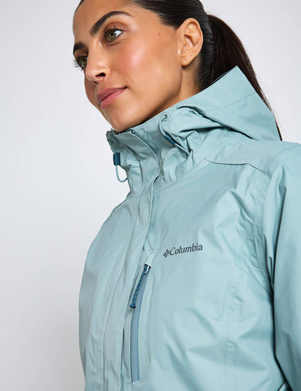 Columbia Pouring Adventure III Waterproof Hiking Jacket - Crushed Blueimages3- The Sports Edit