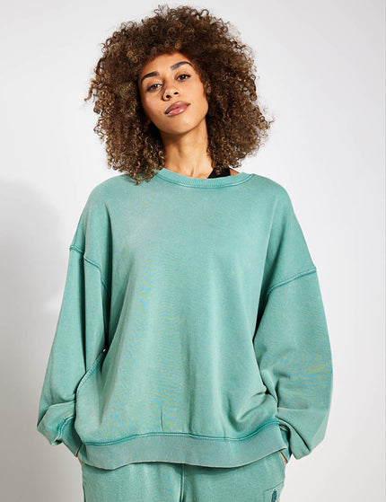 FP Movement All Star Solid Pullover - Emerald Auraimages1- The Sports Edit