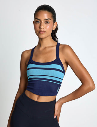 All Clear Striped Cami - Midnight Navy Combo