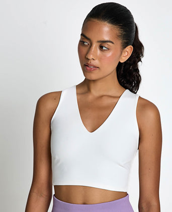 Never Better Crop - White