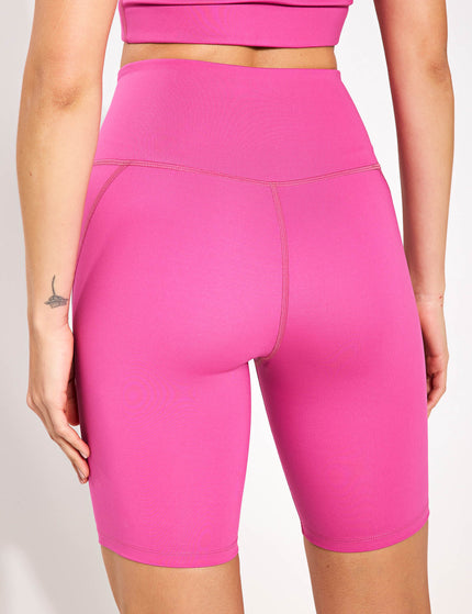 Girlfriend Collective High Waisted Bike Short - Fuchsiaimages2- The Sports Edit
