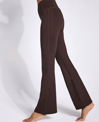 Compressive Flare Legging - Cocoa Bean