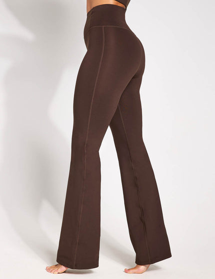 Girlfriend Collective Compressive Flare Legging - Cocoa Beanimages1- The Sports Edit