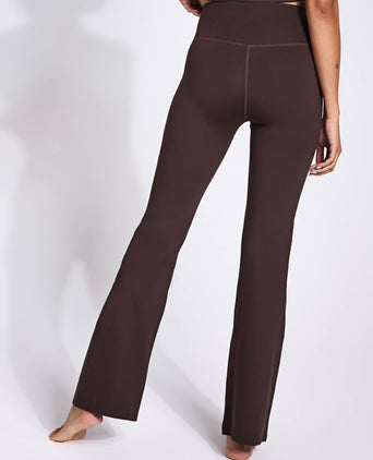 Compressive Flare Legging - Cocoa Bean