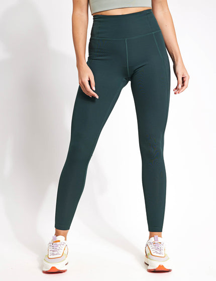 Girlfriend Collective Compressive High Waisted Legging - Mossimages2- The Sports Edit