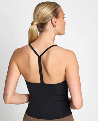 FLOAT Ballet V-Neck Tank - Black