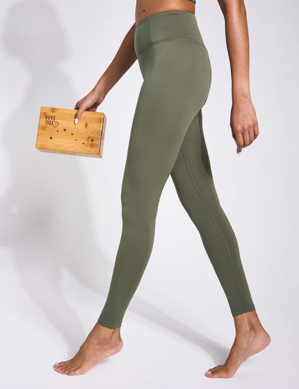 Girlfriend Collective FLOAT High Waisted Legging - Cured Greenimages1- The Sports Edit