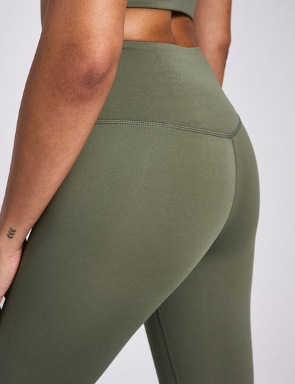 Girlfriend Collective FLOAT High Waisted Legging - Cured Greenimages3- The Sports Edit