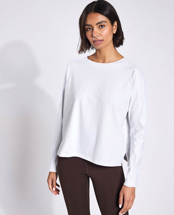 ReSet Long Sleeve Tee - White