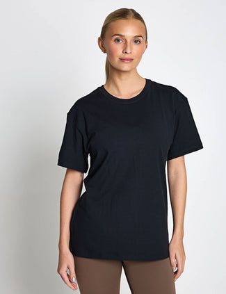 ReSet Relaxed Workout Tee - Black