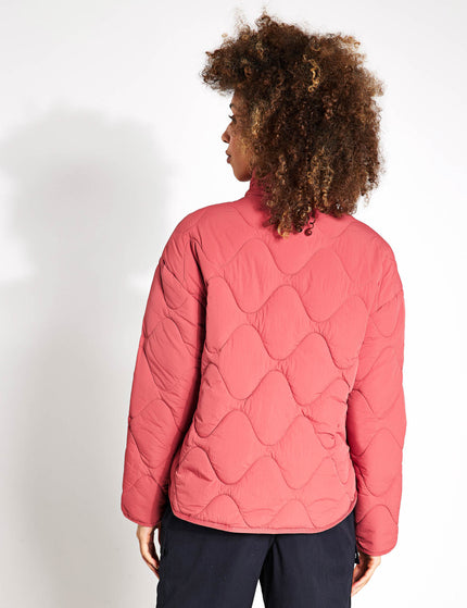 Goodmove Packaway Quilted Funnel Neck Jacket - Brickimages2- The Sports Edit